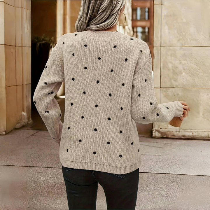 Clara | Maglione a Maglia con Piccole Pois
