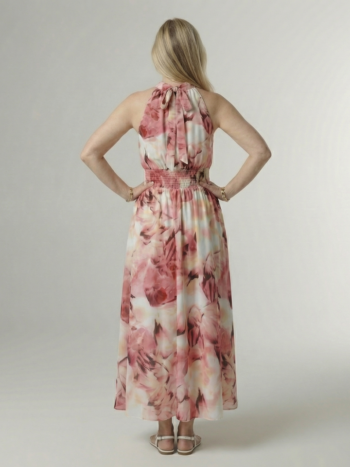 Sylin | Abito Midi con Scollo All'Americana