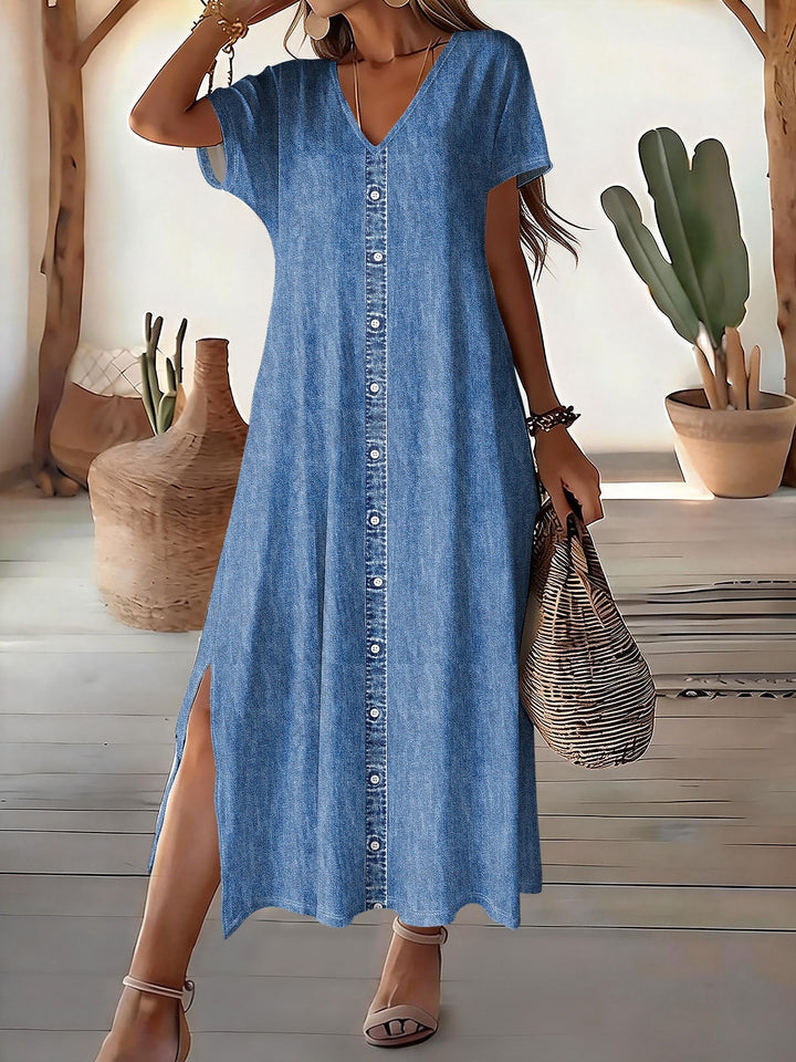 Hélène™ | Abito in denim rétro