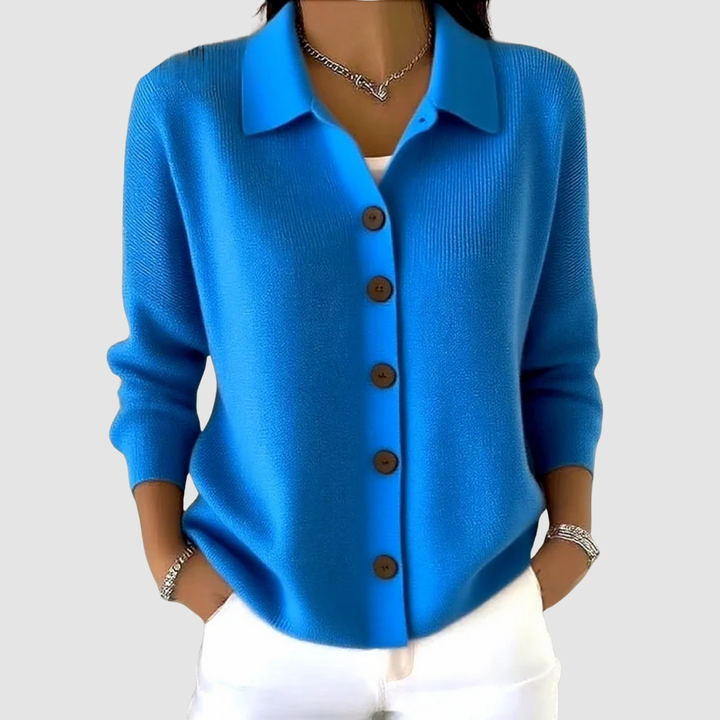 Joanna | Cardigan in Maglia con Bottoni