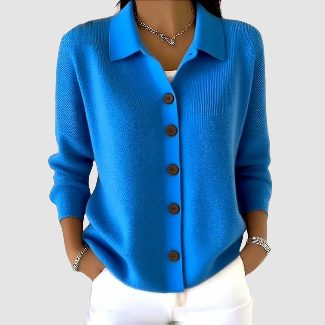 Joanna | Cardigan in Maglia con Bottoni