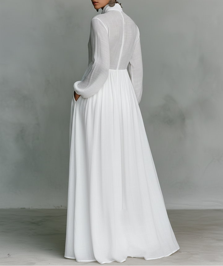 Élisa™ — Abito maxi minimalista raffinato