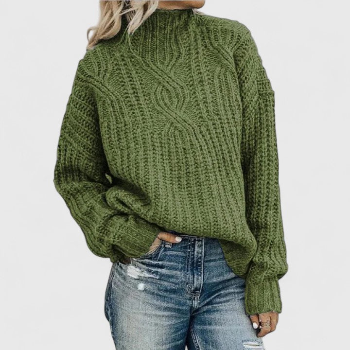 Elisabetta | Maglione Caldo con Collo Alto