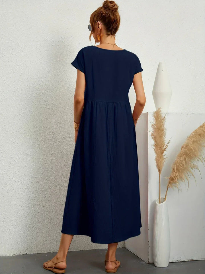 Gabrielle™ — Abito midi fluido eleganza senza tempo