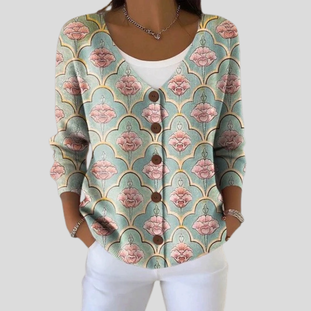 Amelia | Cardigan Elegante con Scollatura a V