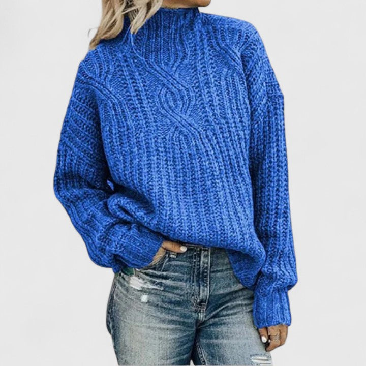 Elisabetta | Maglione Caldo con Collo Alto