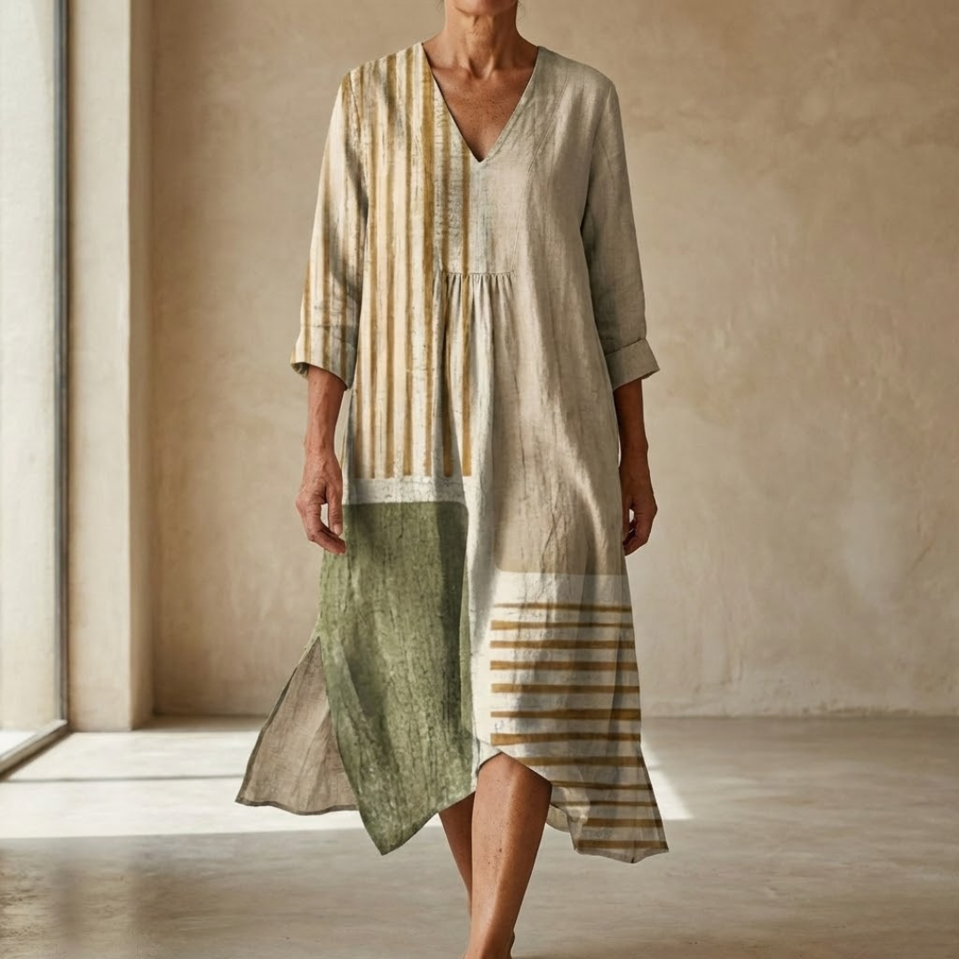 Elisabetta™ | Abito in Lino Mediterraneo
