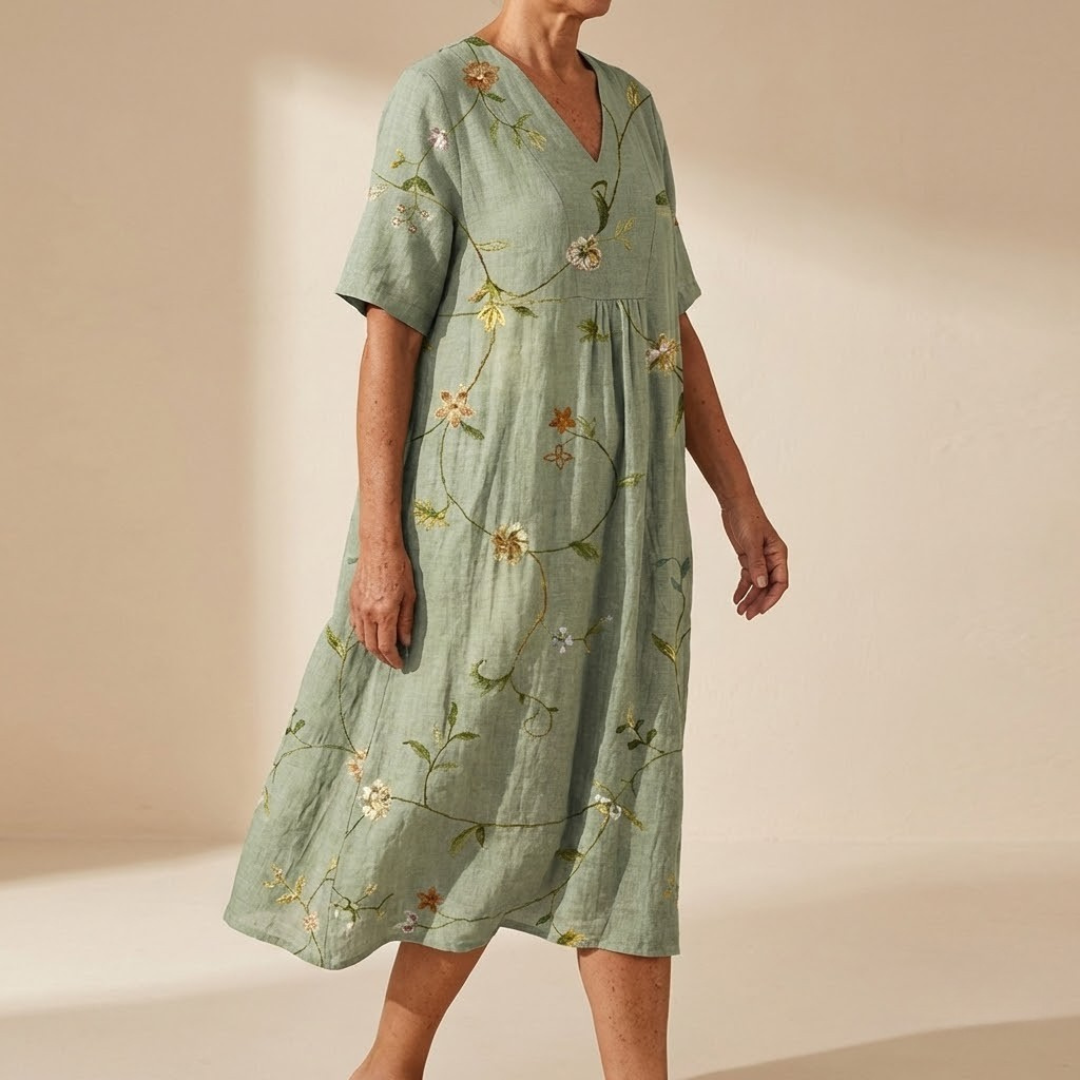 Graziella™ | Abito in Lino Mediterraneo