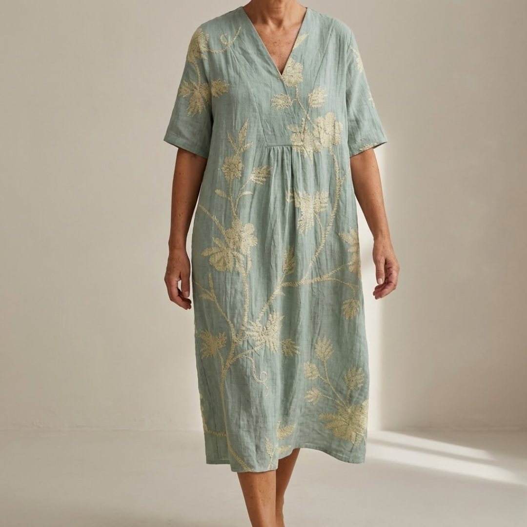 Eleonora™ | Abito in Lino Mediterraneo