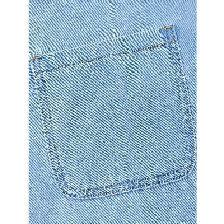 Saylor™ | Abito casual effetto denim