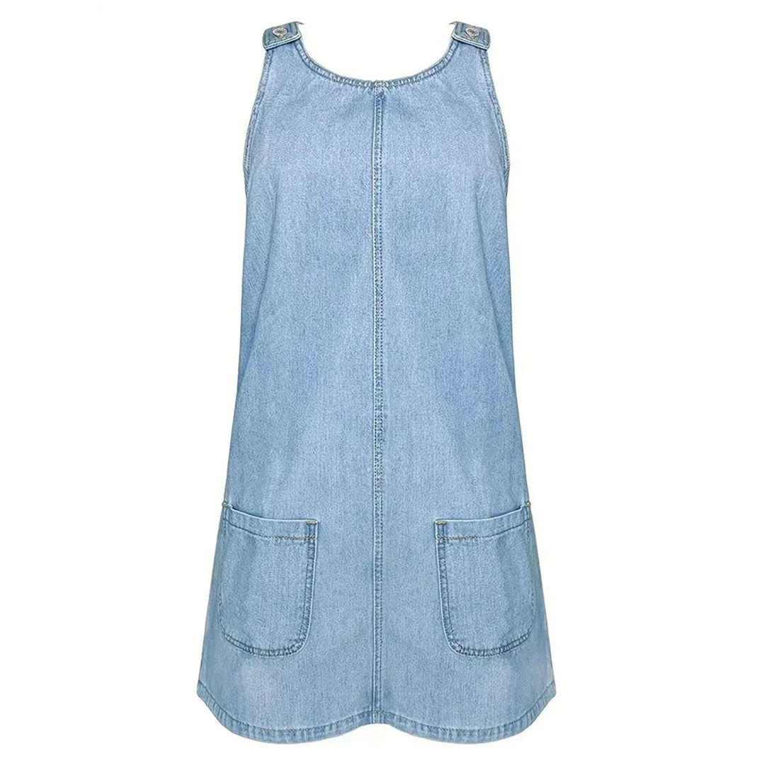 Saylor™ | Abito casual effetto denim