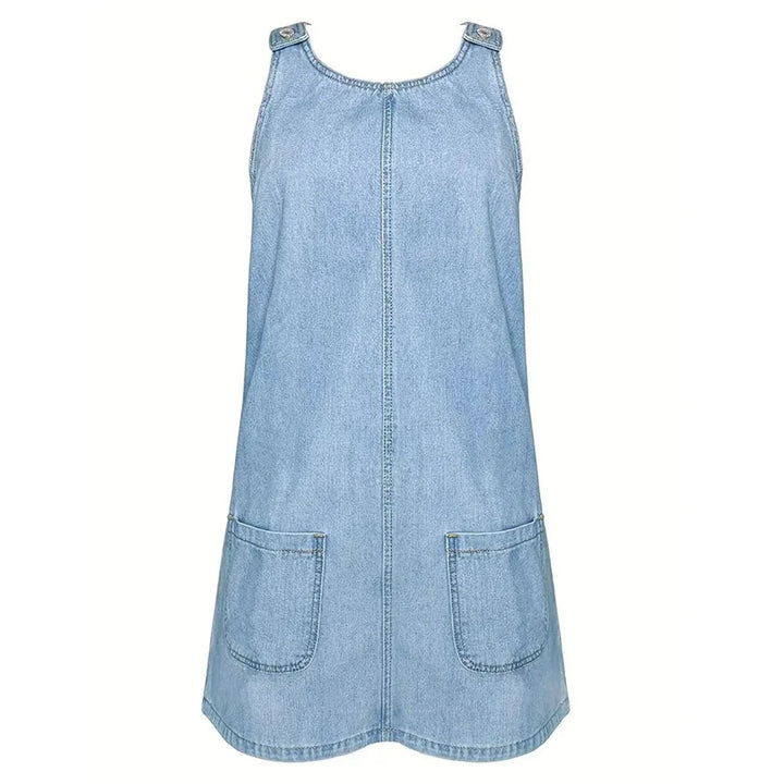 Saylor™ | Abito casual effetto denim
