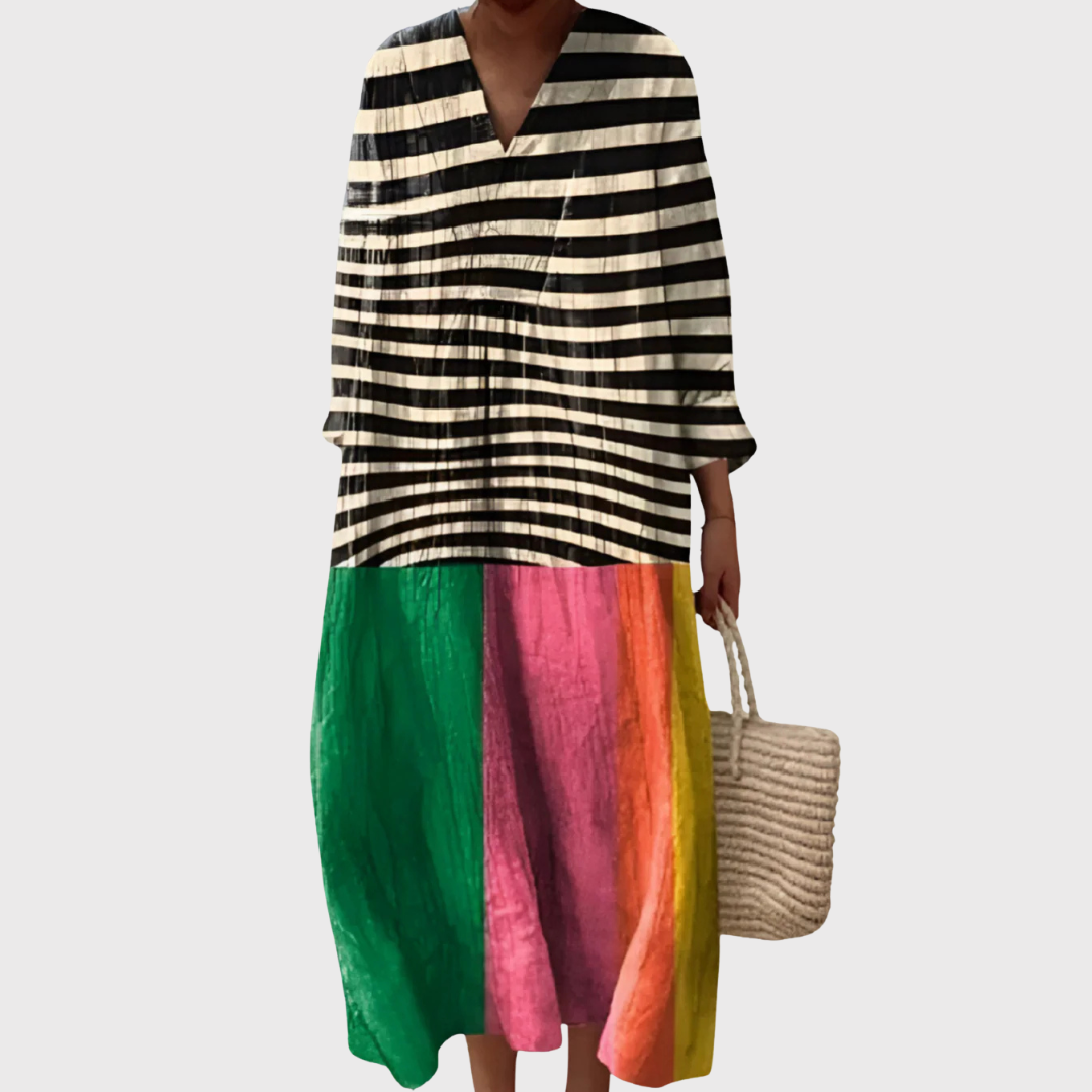 Mirella™ | Abito in Lino Mediterraneo