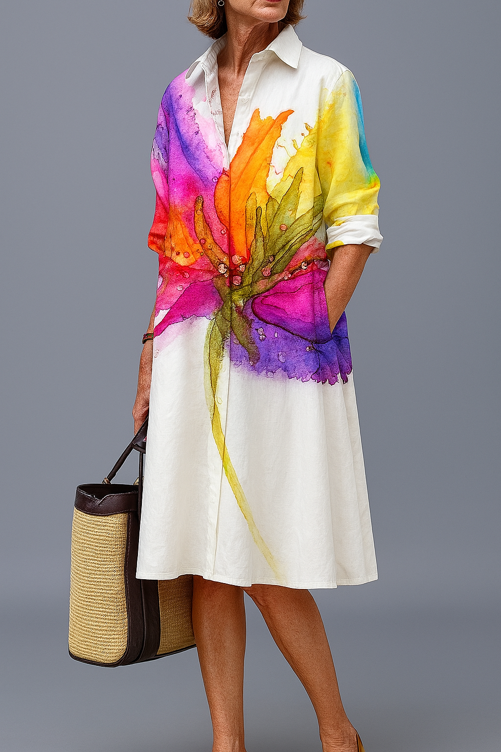 Camilla | Abito Midi Elegante