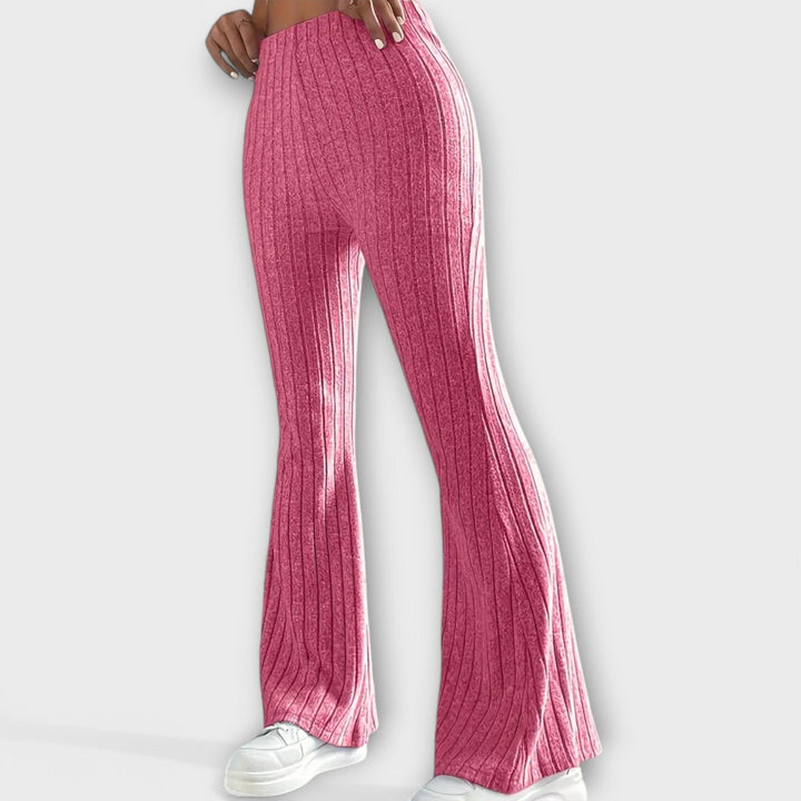 Luretta – Pantaloni a campana con struttura fine