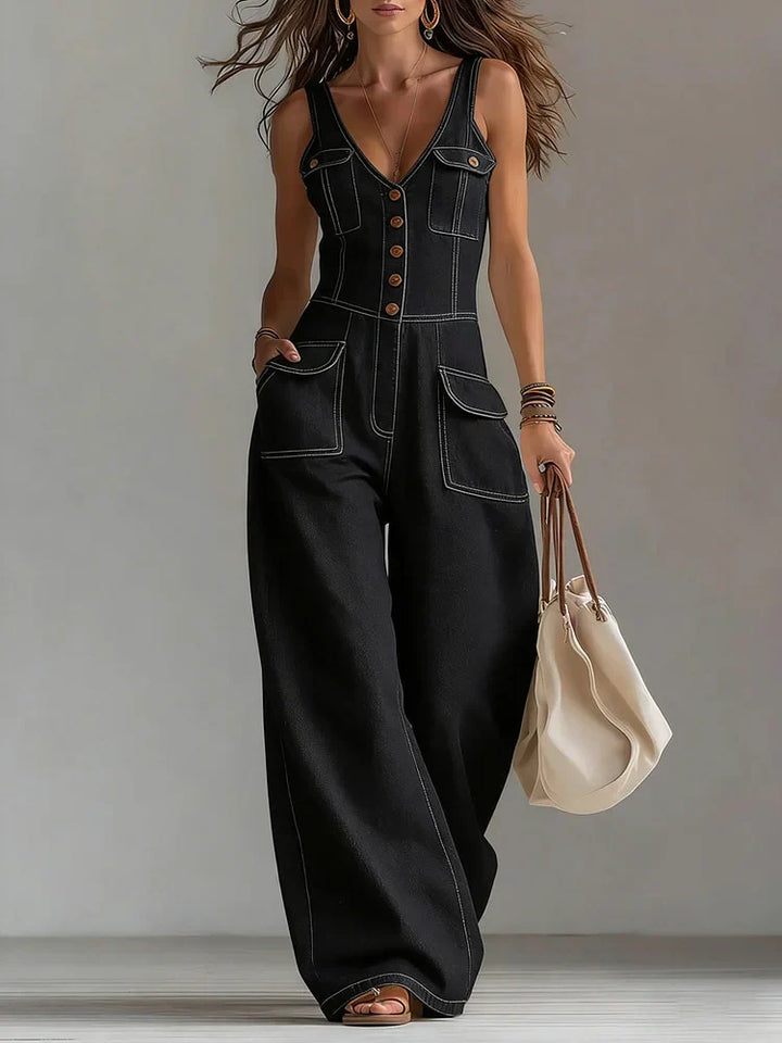 Sophie™ | Tuta in denim ampia