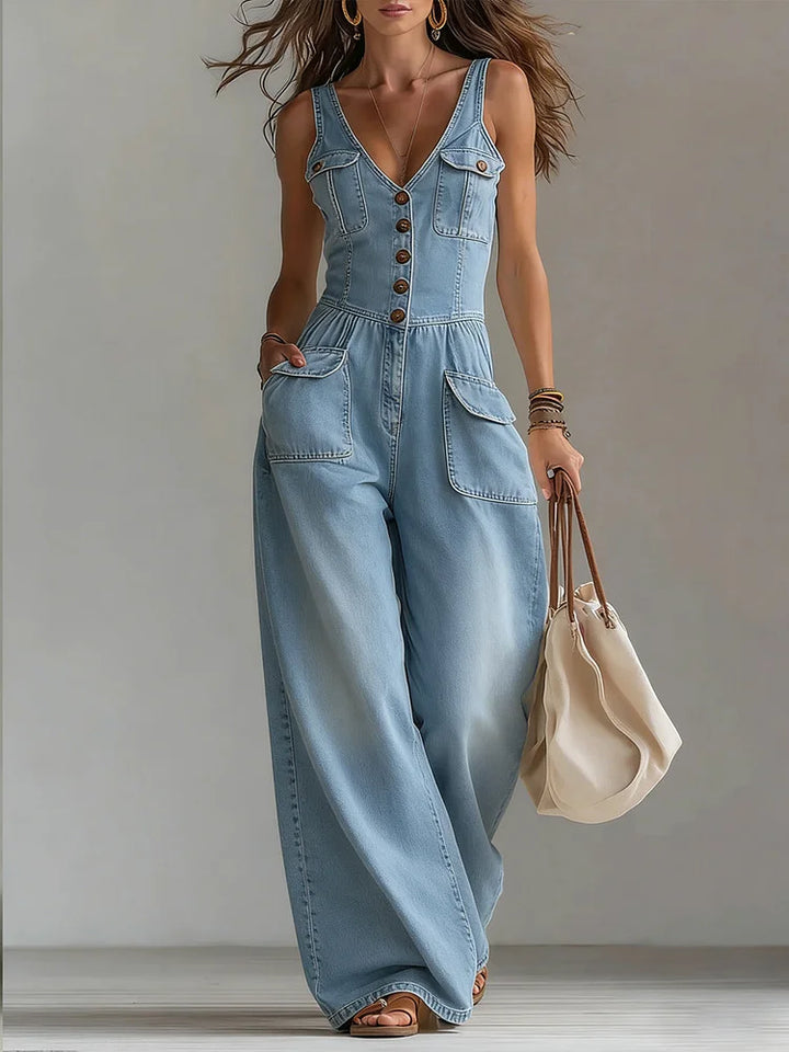 Sophie™ | Tuta in denim ampia