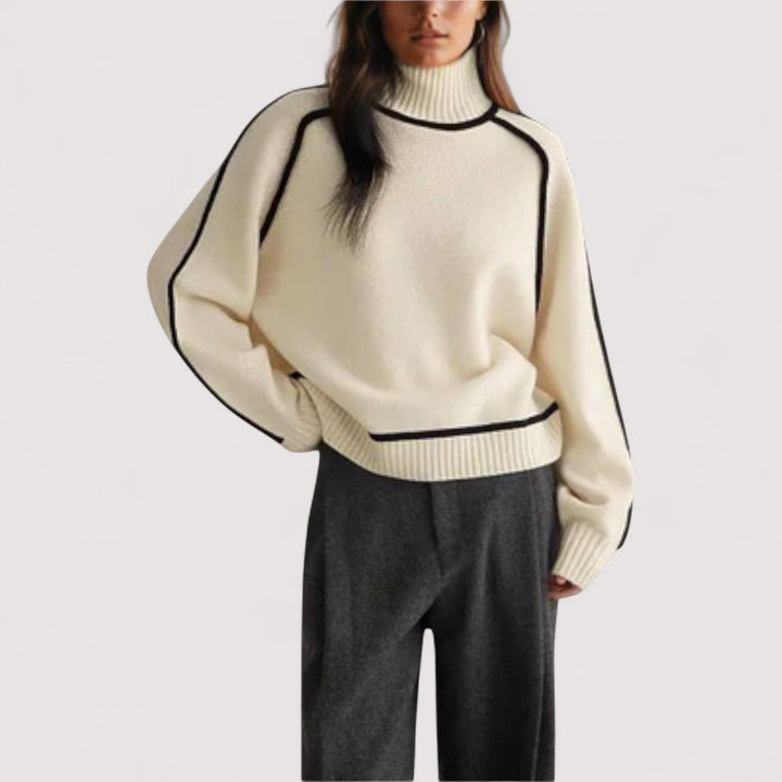 Gianina™ | Maglione elegante e morbido con collo alto