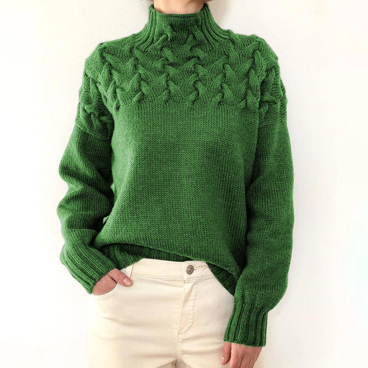 Loretta | Maglione Collo Alto Morbido e Accogliente
