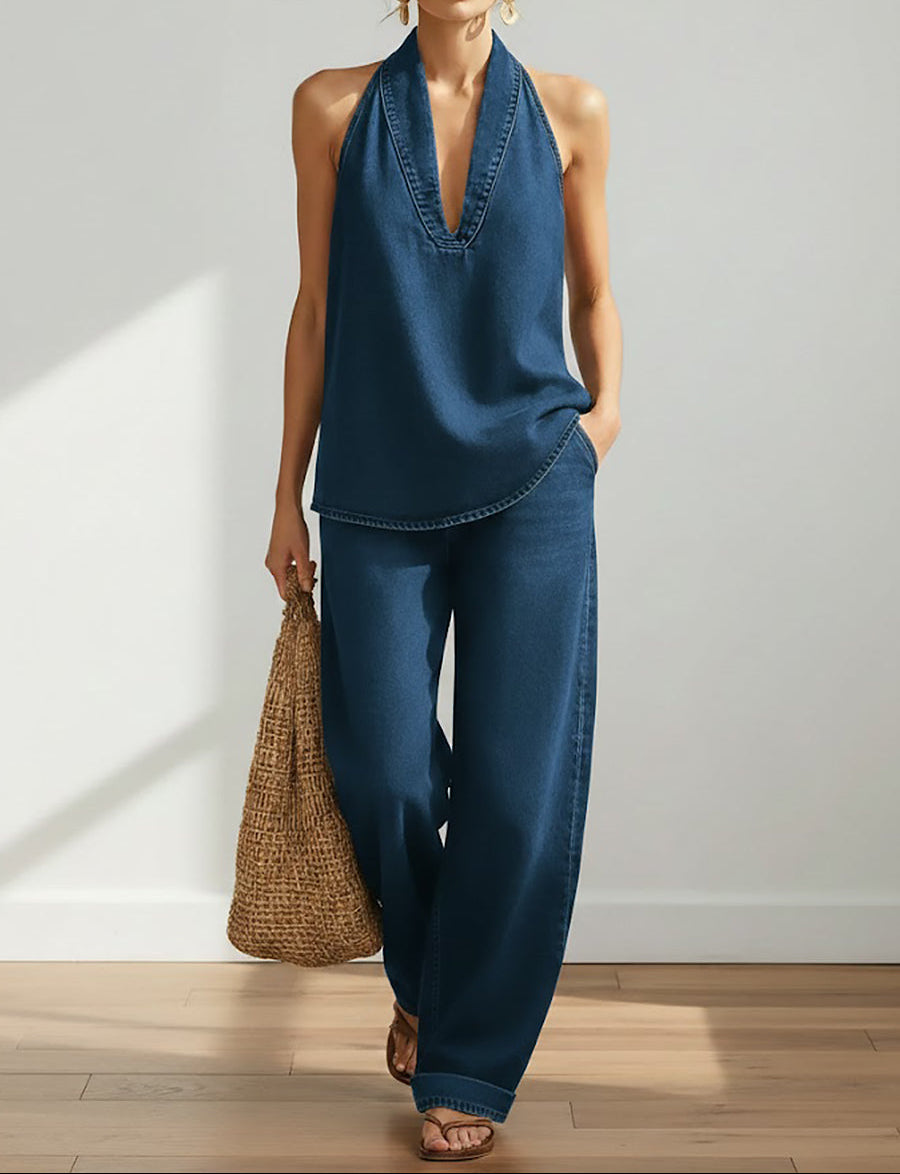 Ivy™ | Completo due pezzi in denim vintage