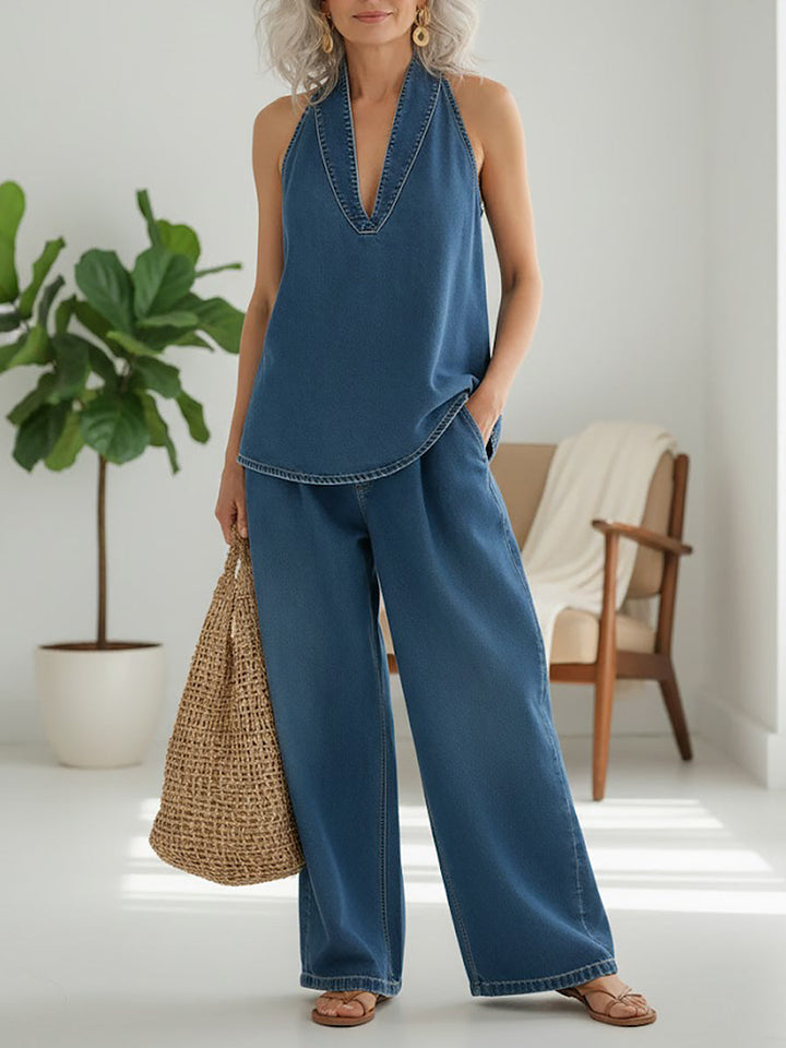 Ivy™ | Completo due pezzi in denim vintage