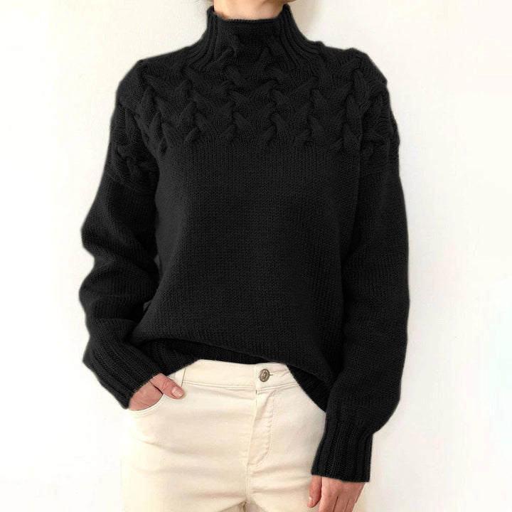 Loretta | Maglione Morbido e Accogliente con Collo Alto